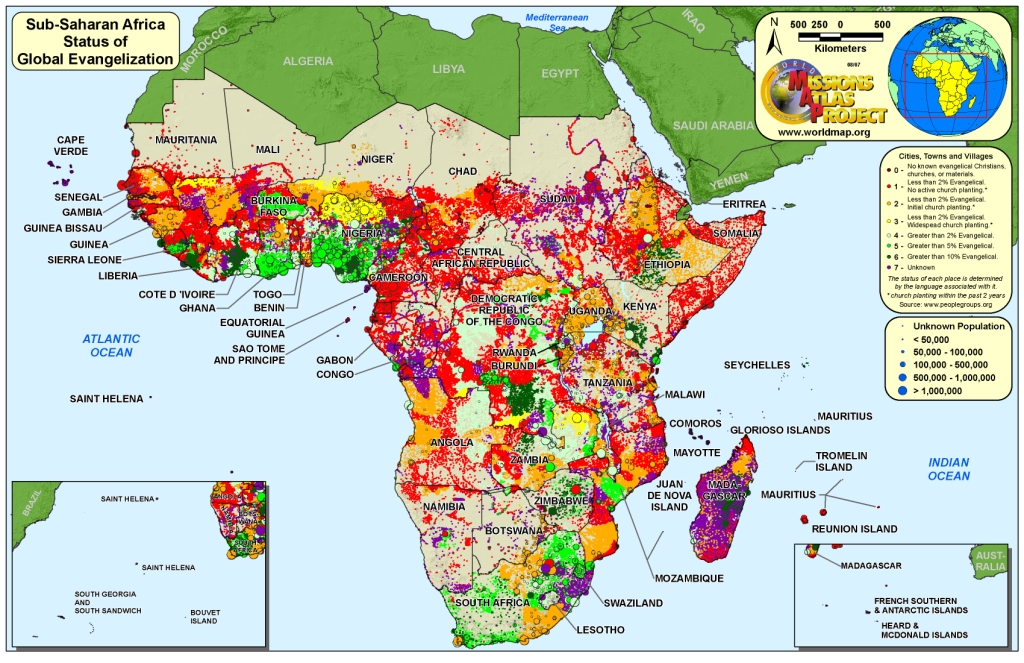 Sub Saharan Africa Map Sahara Desert