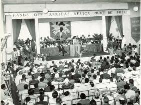 Kwame Nkrumah at the All African People's Conference, Dec. 1958