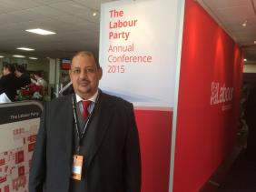 Limam Mohamed Ali from Polisario at Labour Annual Conference in 2015