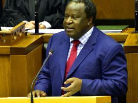 Finance Minister Tito Mboweni in 2019