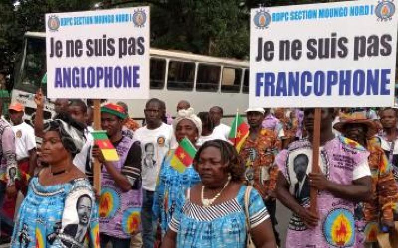Cameroon demonstration in support of separation of Angolphone regions