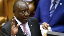 ANC President Cyril Ramaphosa sworn in as head of state in the Republic of South Africa, May 25, 2019