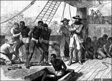 Africans arrive in Jamestown Settlement in August 1619