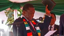 President Emmerson Mnangagwa at his inauguration